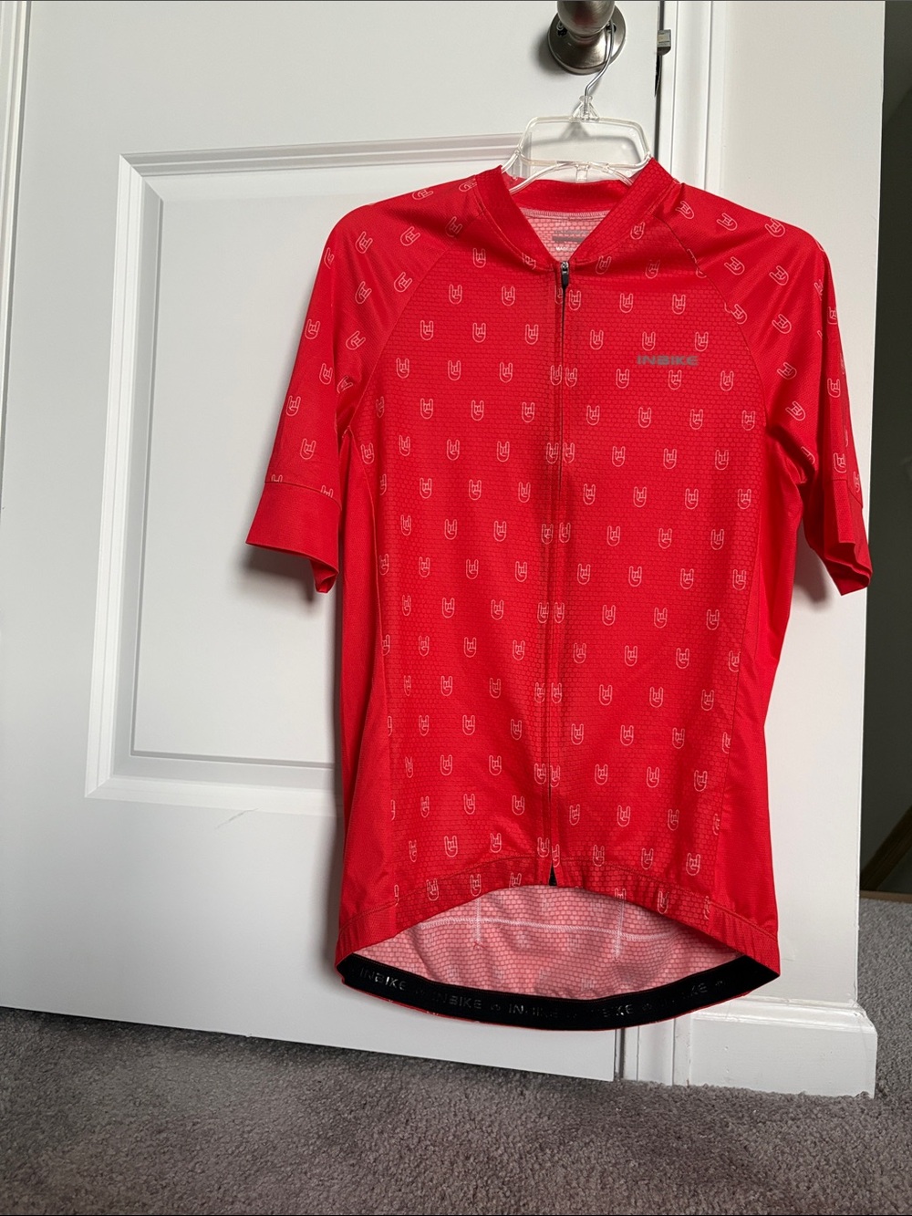 INBIKE  Men’s Red Short-Sleeve Cycling Jersey
